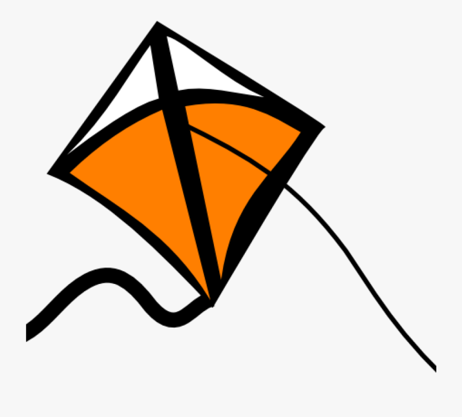 Hand Hatenylo Com Clip - Clip Art Of Kite In Black And White, Transparent Clipart