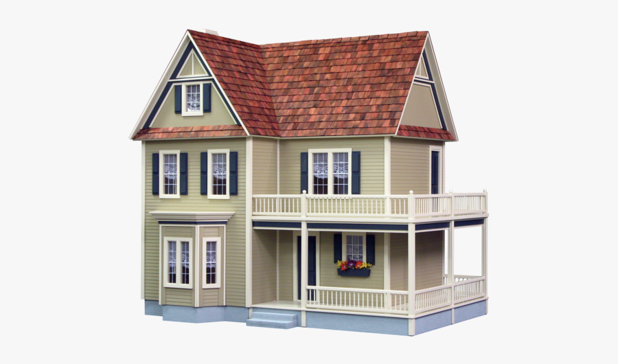 Farm House Png - Victoria's Farmhouse Dollhouse Kit, Transparent Clipart