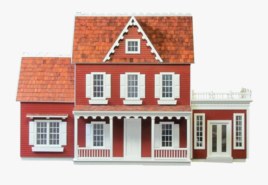 Farm House Png - Vermont Farmhouse Dollhouse 1 2, Transparent Clipart
