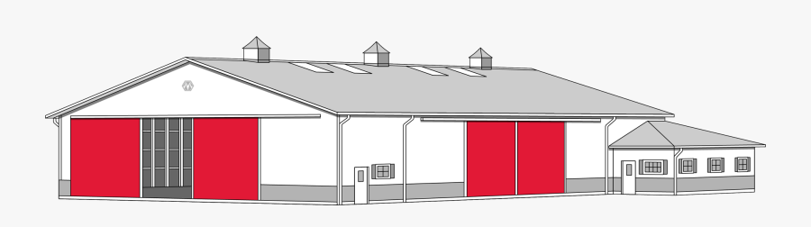 Transparent Red Barn Png - House, Transparent Clipart