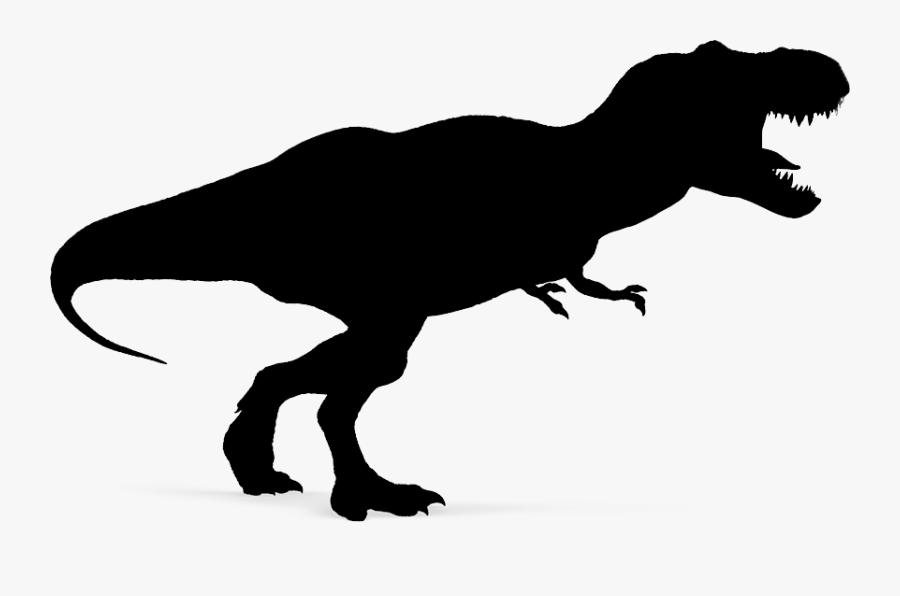 T Rex Dinosaur Silhouette, Transparent Clipart