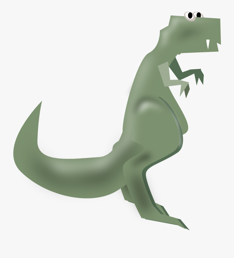 Trex Art 555px - Tyrannosaurus, Transparent Clipart