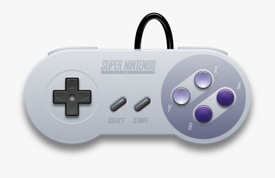 Controller Clipart Snes Controller - Super Nintendo Controller Png, Transparent Clipart