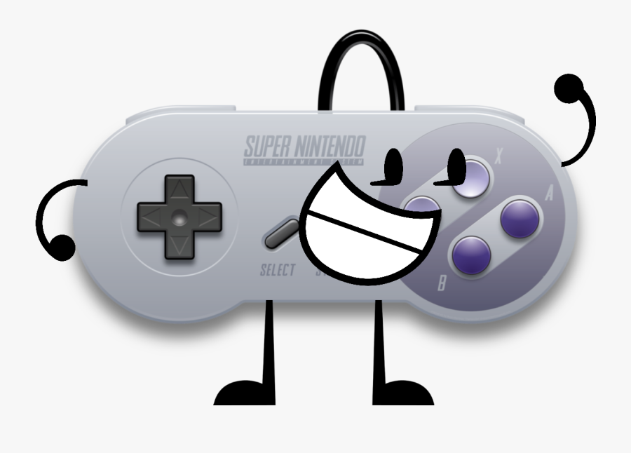 Transparent Game Controller Clip Art - Super Nintendo Controller Png, Transparent Clipart