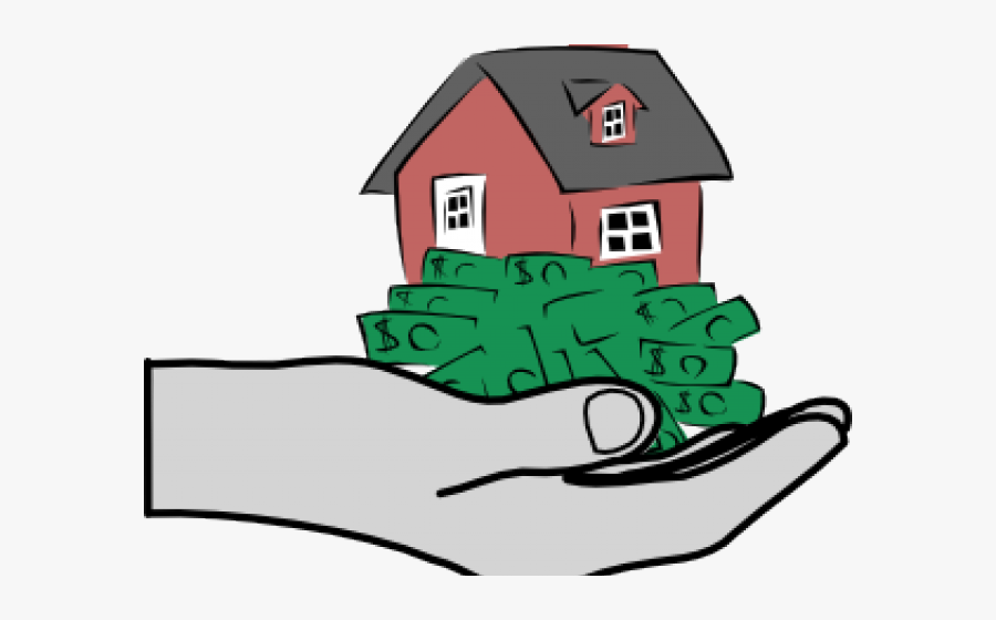 Home Clipart Economic - House Money Pit Cartoon, Transparent Clipart
