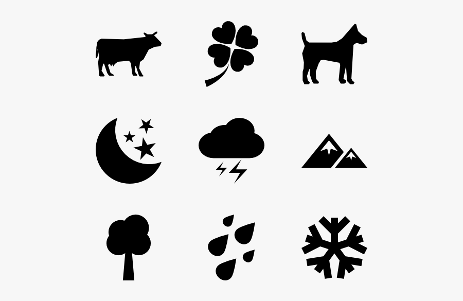 Poi Nature - Farm Animals Vector Png, Transparent Clipart