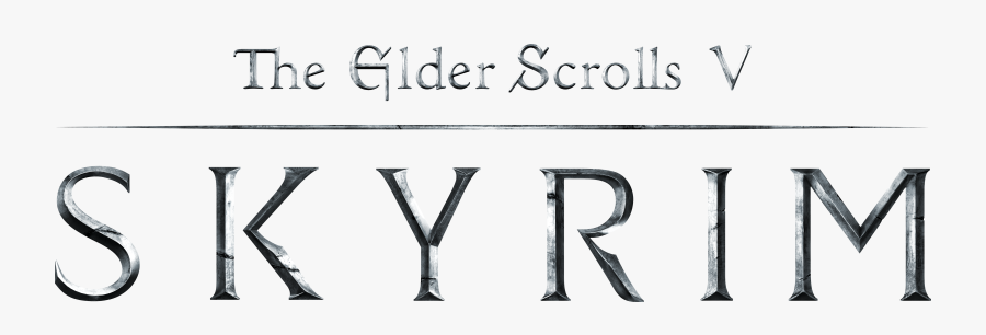 Transparent Skyrim Symbol Png - Elder Scrolls Skyrim Png, Transparent Clipart