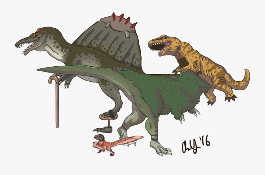 Trex Clipart Velociraptor Dinosaur - Inaccurate Dinosaurs, Transparent Clipart