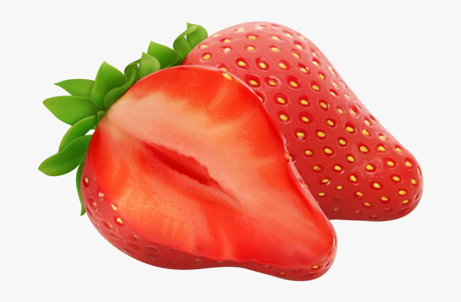 Strawberries Png Clipart - Sliced Strawberry Clipart Png, Transparent Clipart