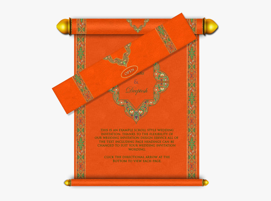 Designs Romeo Landinez Co Ⓒ - Indian Traditional Wedding Card Designs, Transparent Clipart