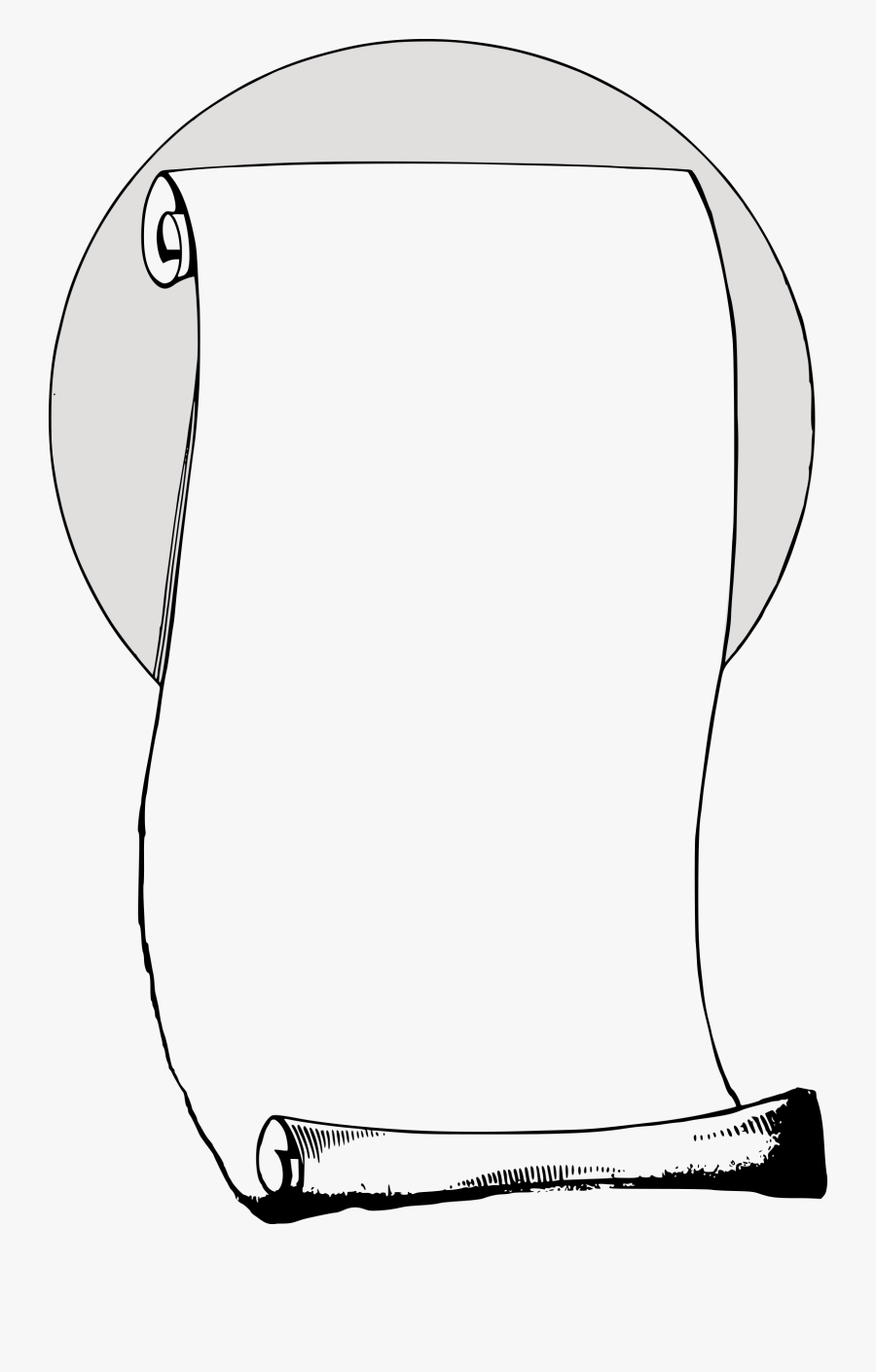 Line Clipart Scroll, Transparent Clipart