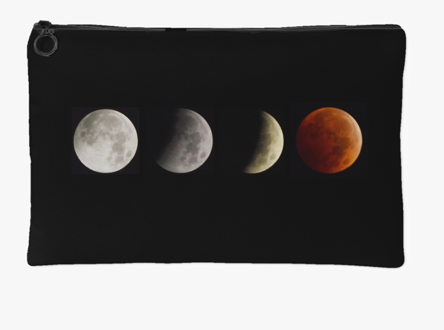 Blood Moon Png -blood Moon Lunar Eclipse Makeup Bag - Eclipse 31 January 2018, Transparent Clipart