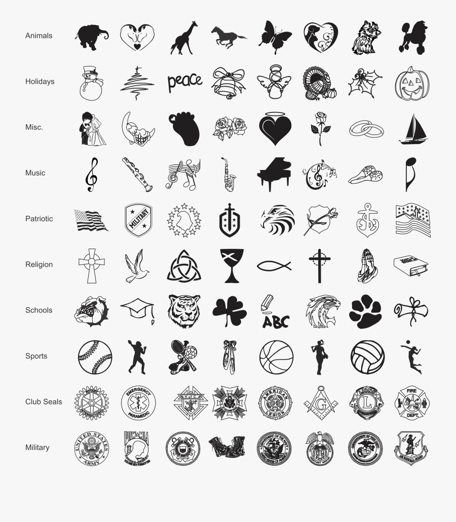 Tile Patterns, Transparent Clipart