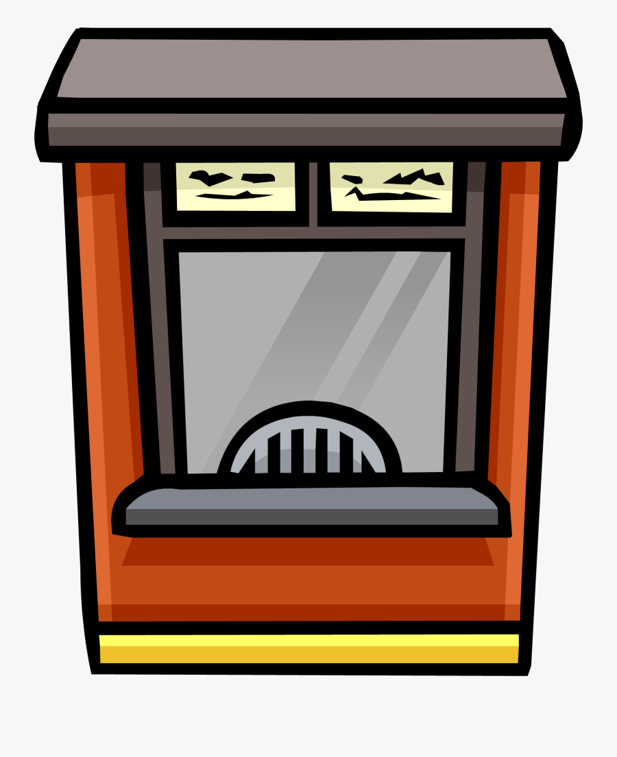 Club Penguin Wiki - Ticket Booth Clipart, Transparent Clipart