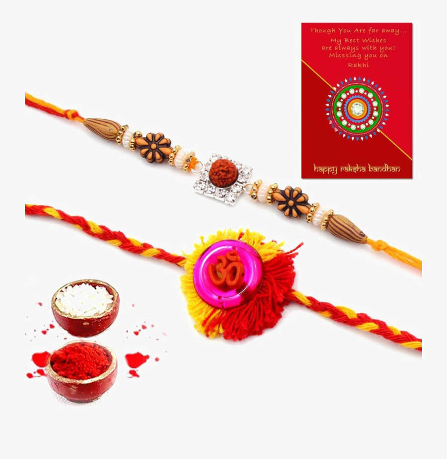 Transparent Far Away Clipart - Raksha Bandhan Rakhi Png, Transparent Clipart