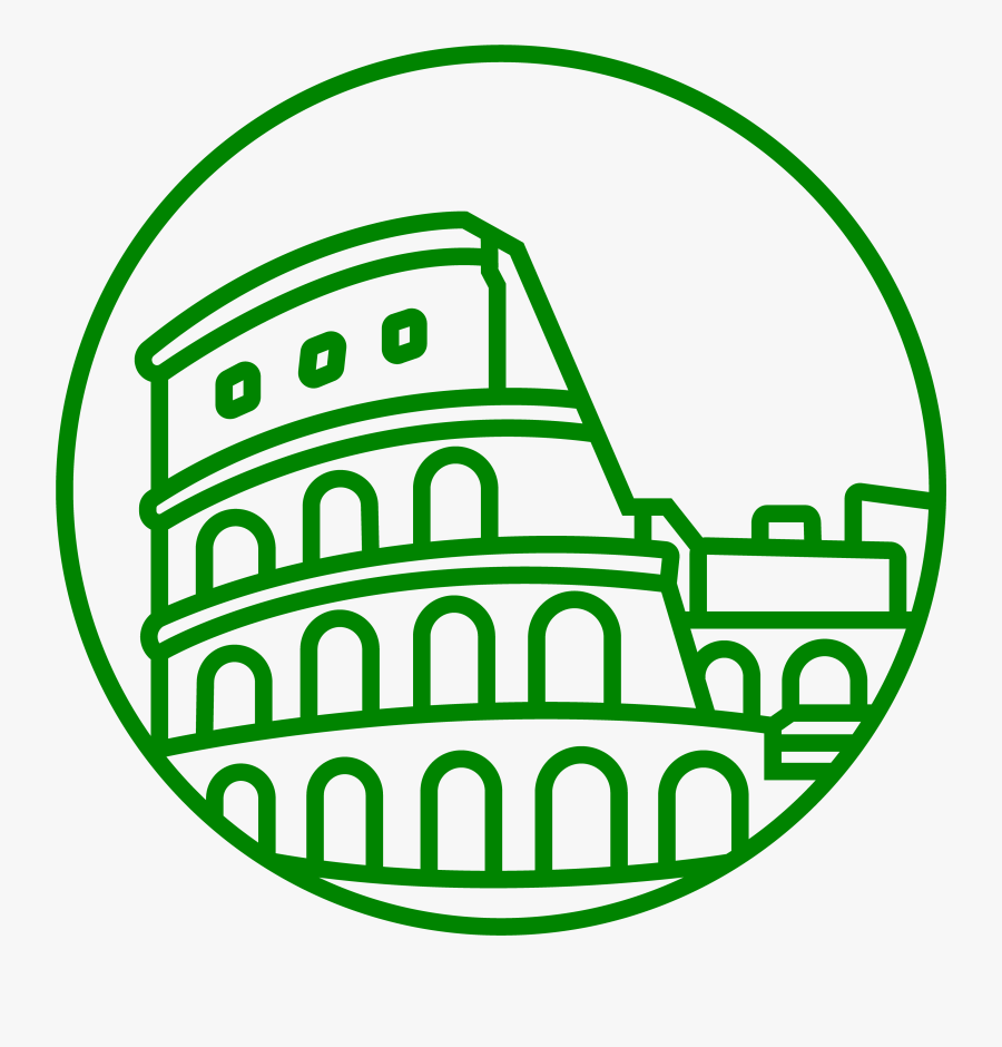 Skip The Line Vatican Tickets - Rome Icon Circle, Transparent Clipart