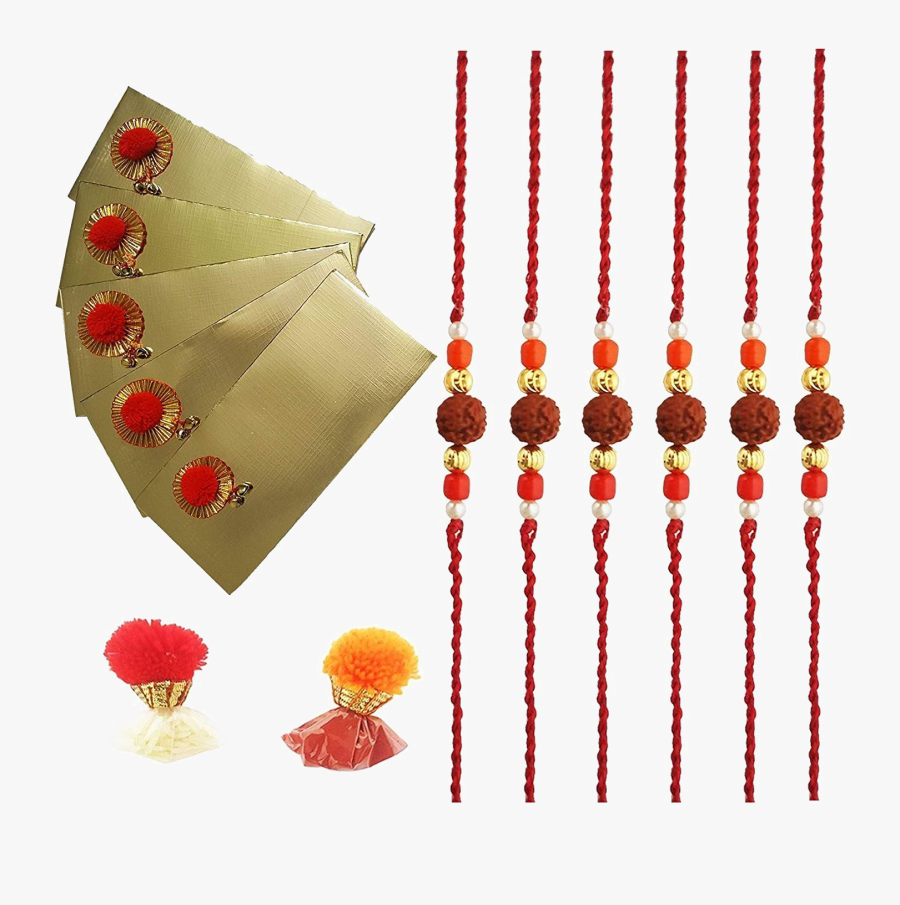 Rudraksha Rakhi Png Free Download - Rakhi Png, Transparent Clipart