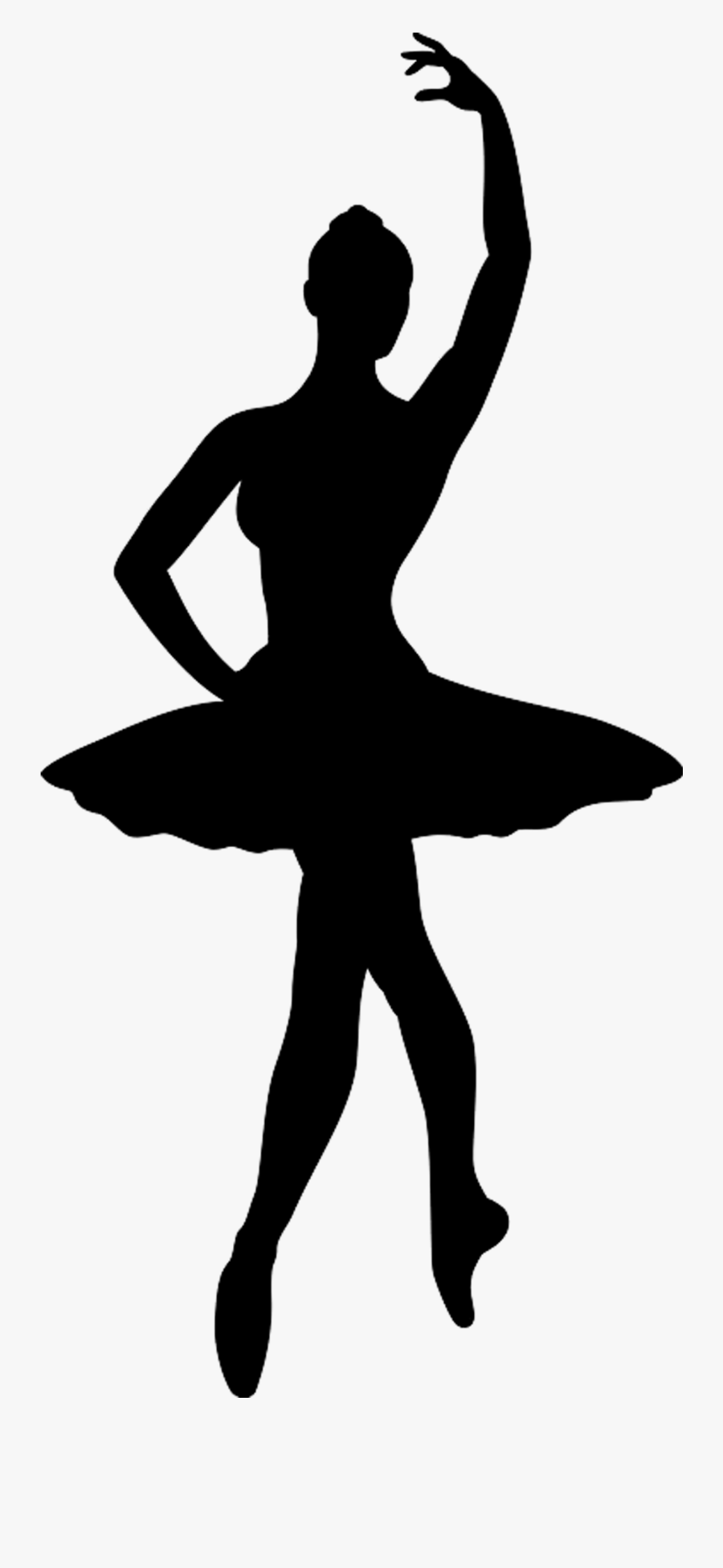 Ballet Dancer Ballet Shoe Wall Decal - Molde Silhueta Bailarina, Transparent Clipart