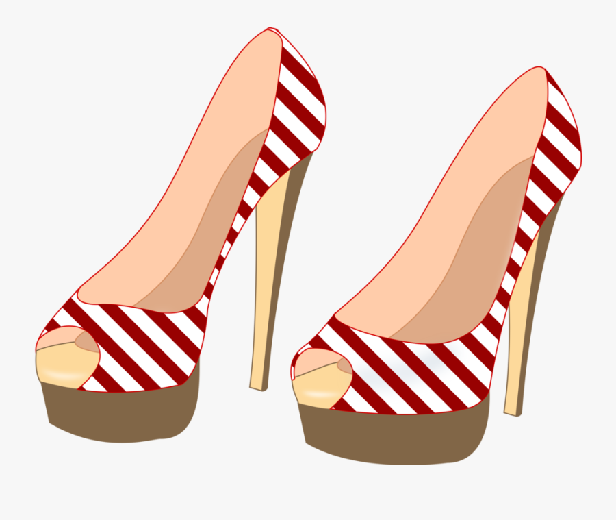 High-heeled Shoe Court Shoe Sandal Ballet Flat - High Heels Clip Art, Transparent Clipart