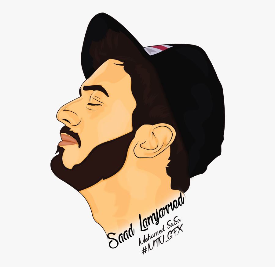 Saad Lamjarred Vector Art - Cartoon, Transparent Clipart