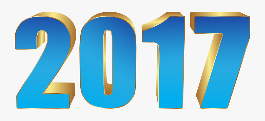 2017 Gold And Blue Png Clipart, Transparent Clipart