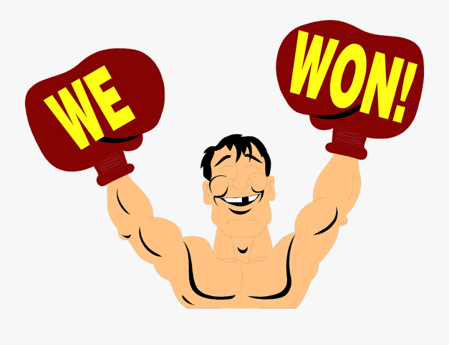 Boxing Glove Clipart - We Won Clip Art, Transparent Clipart