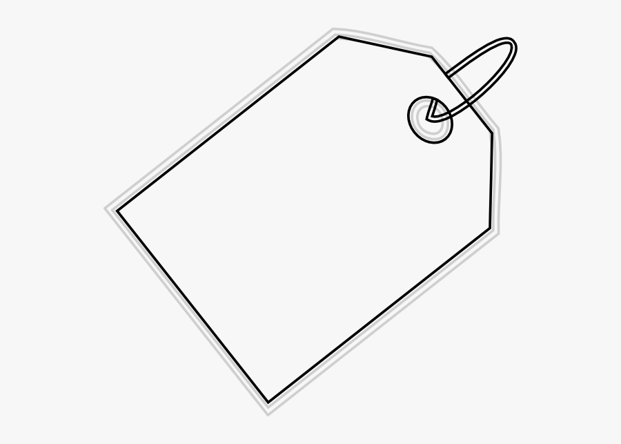 Sale Tag House Clip Art At Clker - Price Tag Black And White, Transparent Clipart
