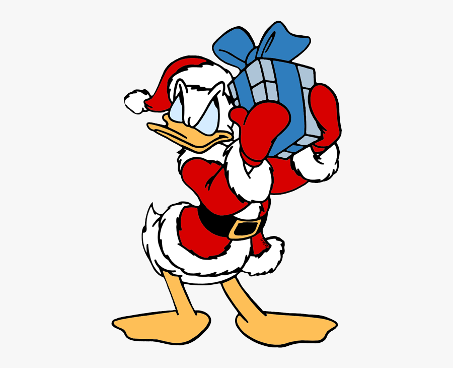 Donald Duck And Daisy Christmas, Transparent Clipart