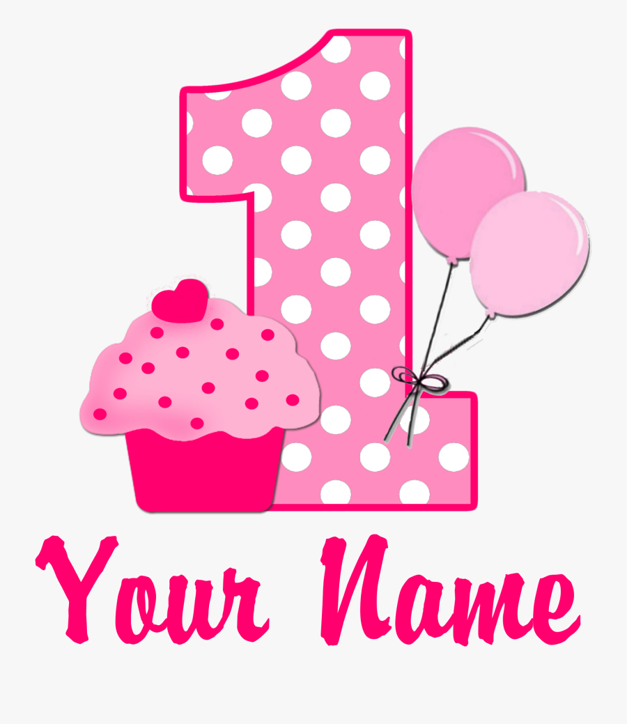Birthday Clipart Number - Happy Birthday 1 Png , Free Transparent