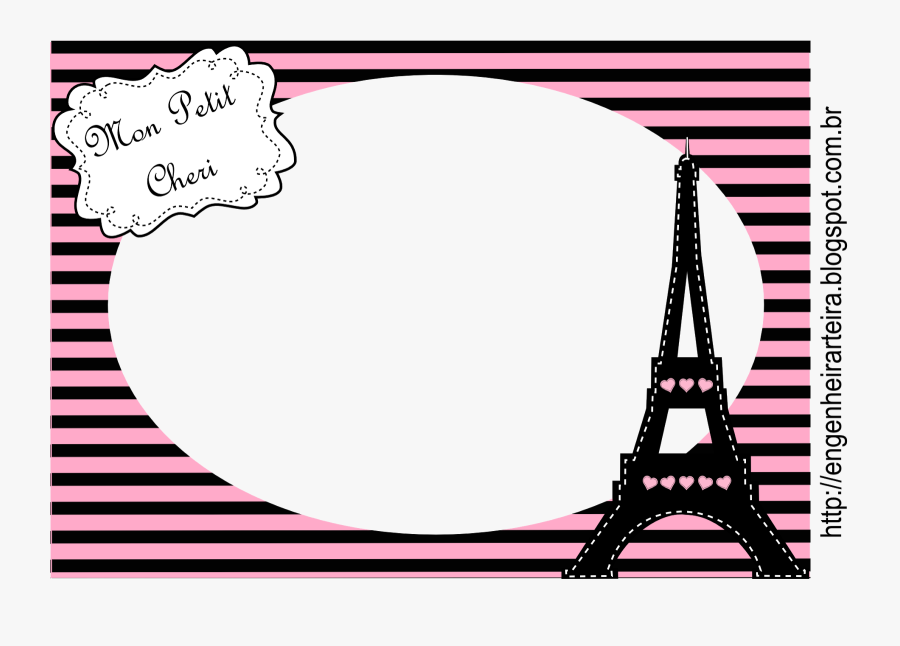 Transparent Paris Clipart - Molduras Para Fotos Tema Paris, Transparent Clipart