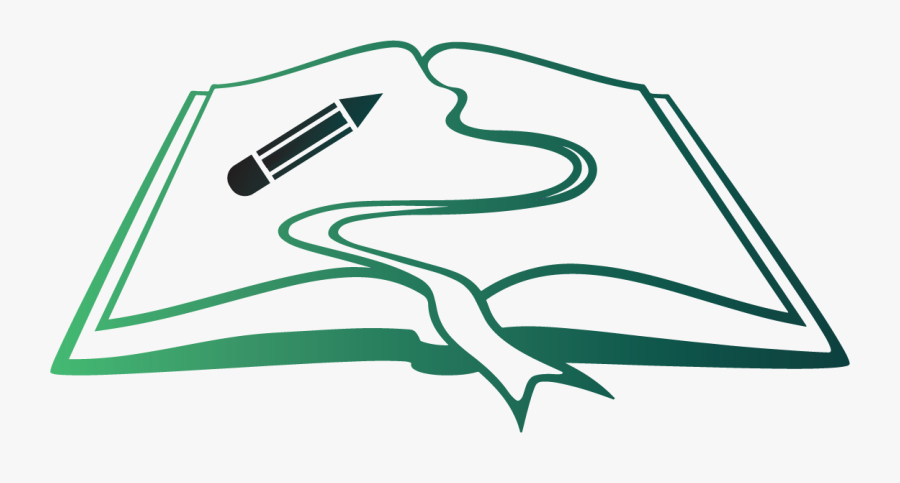 Clip Art Of Open Book, Transparent Clipart