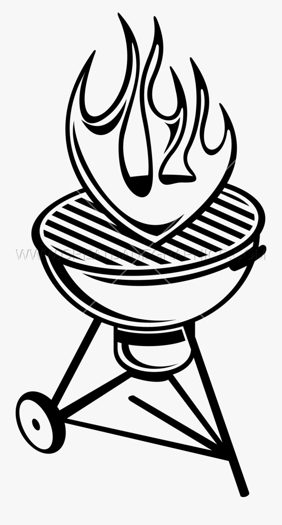 Barbecue Drawing At Getdrawings - Grill Black And White Png, Transparent Clipart