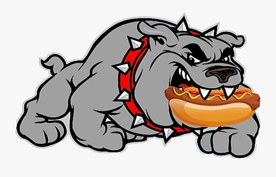 Mad Dogs Hot Dogs - Bulldog Logo, Transparent Clipart