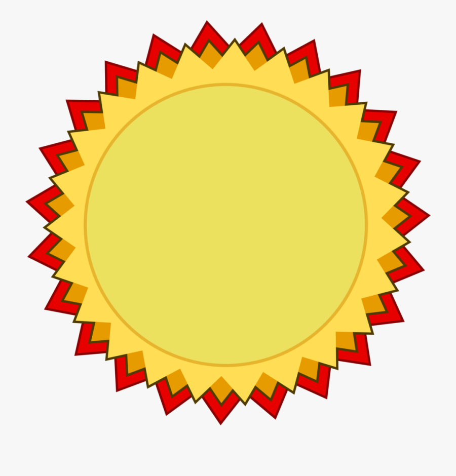 Free Achievement Pictures Download - Circle Ribbon Award Template, Transparent Clipart