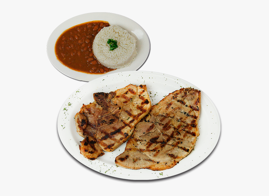 Clip Art Grilling Thin Pork Chops - Hayashi Rice, Transparent Clipart