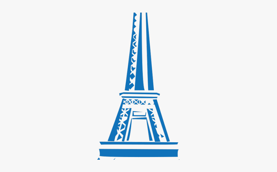 Paris Clipart Line - Eiffel Tower Drawing Png, Transparent Clipart