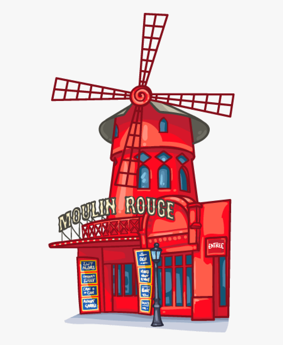 Moulin Rouge Paris - Moulin Rouge Paris Clipart, Transparent Clipart