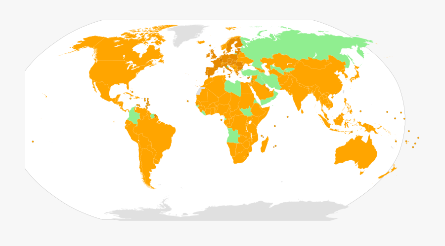 Paris Agreement Wikipedia Clipart , Png Download - Convention On The Rights Of The Child Countries, Transparent Clipart