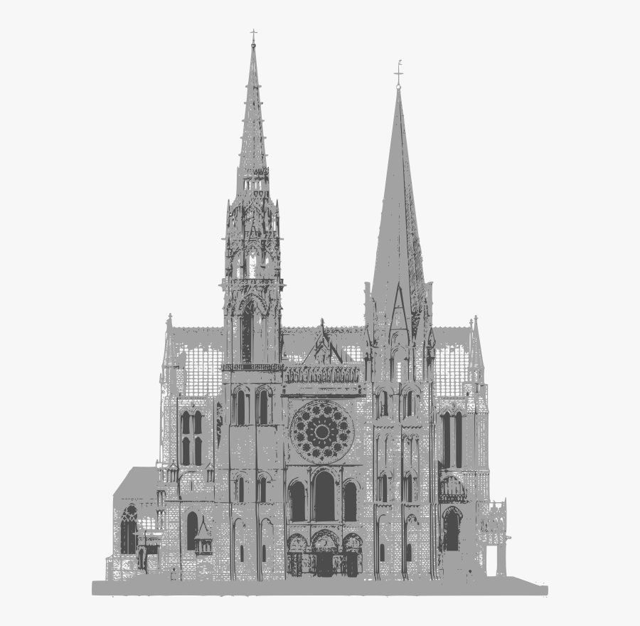 Notre Dame Cathedral Png, Transparent Clipart