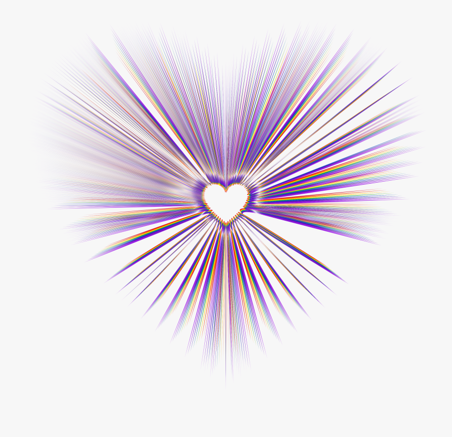 Clipart Fireworks Heart - Clip Art, Transparent Clipart