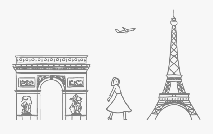 Paris Cartoon Png Transparent, Transparent Clipart