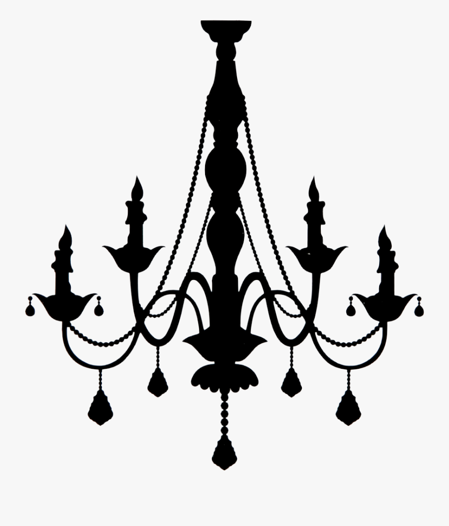 Pesquisa Google - Transparent Background Chandelier Silhouette Png, Transparent Clipart