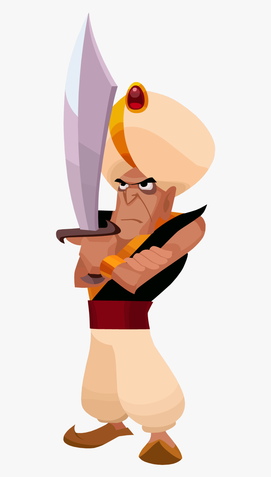Transparent Color Guard Clipart - Aladdin Palace Guards, Transparent Clipart