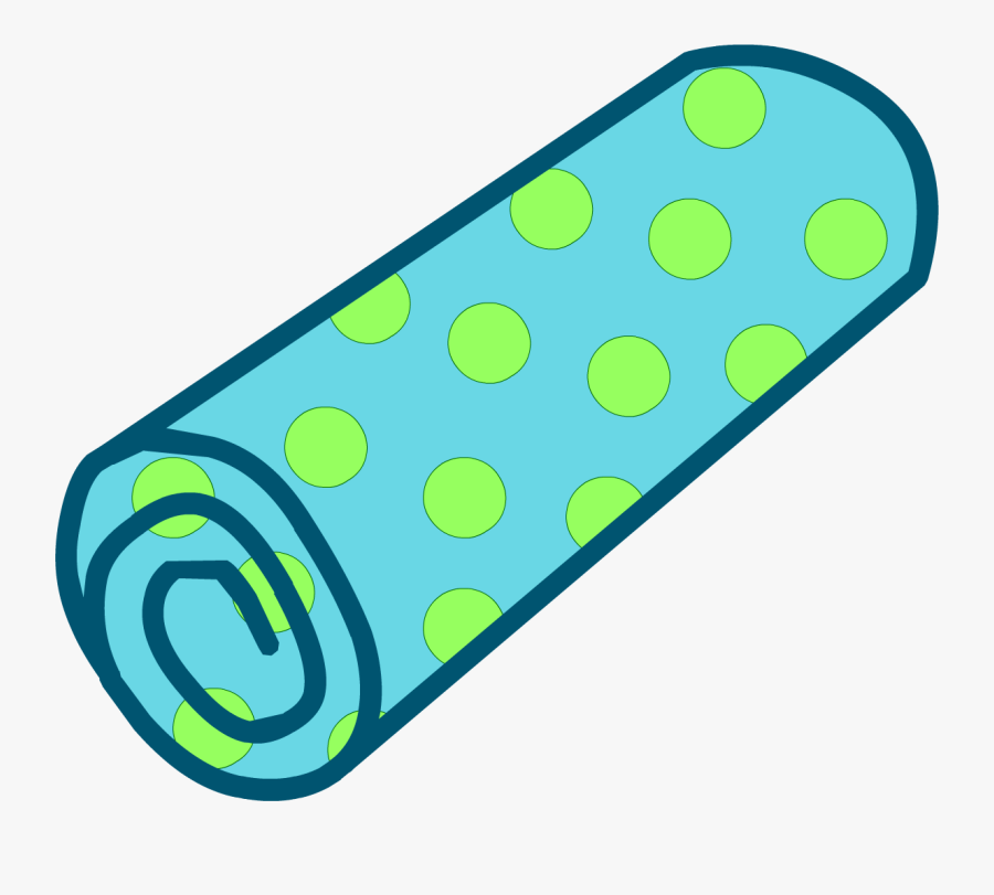 Clip Art Beach Towel Clipart - Transparent Background Beach Towel