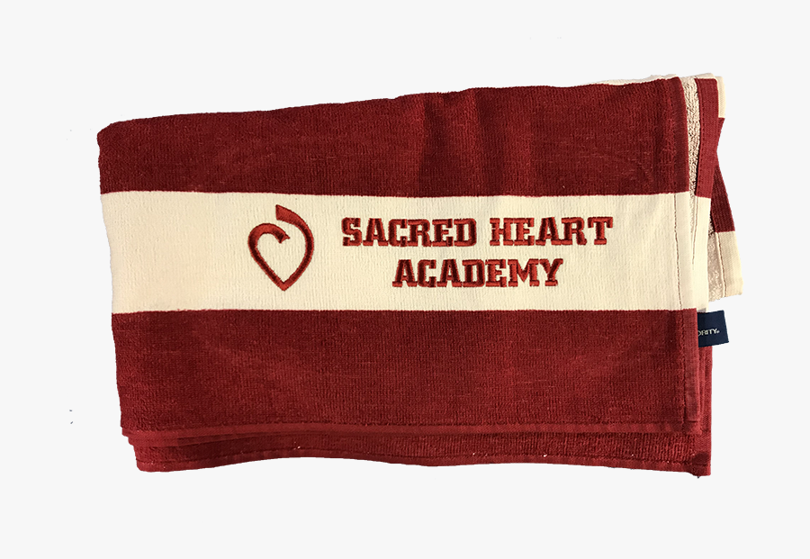 Sacred Heart Academy Red And White Striped Beach Towel - Aeronautica Militare, Transparent Clipart