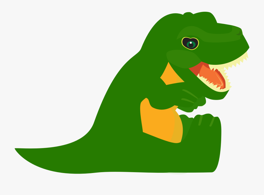 Dinosaur Clipart Cartoon - Baby T Rex Clipart, Transparent Clipart