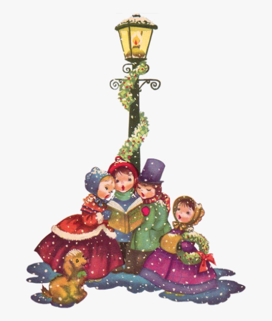 Vintage Christmas Png 14 Cliparts For Free Download - Vintage Christmas Carolers Clipart, Transparent Clipart