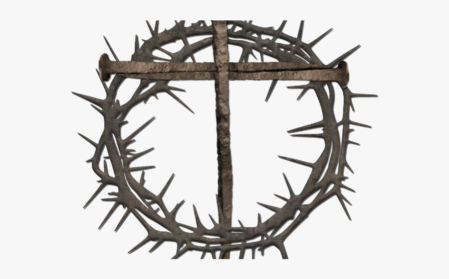 Crown Of Thorns And Nails Clipart, Transparent Clipart