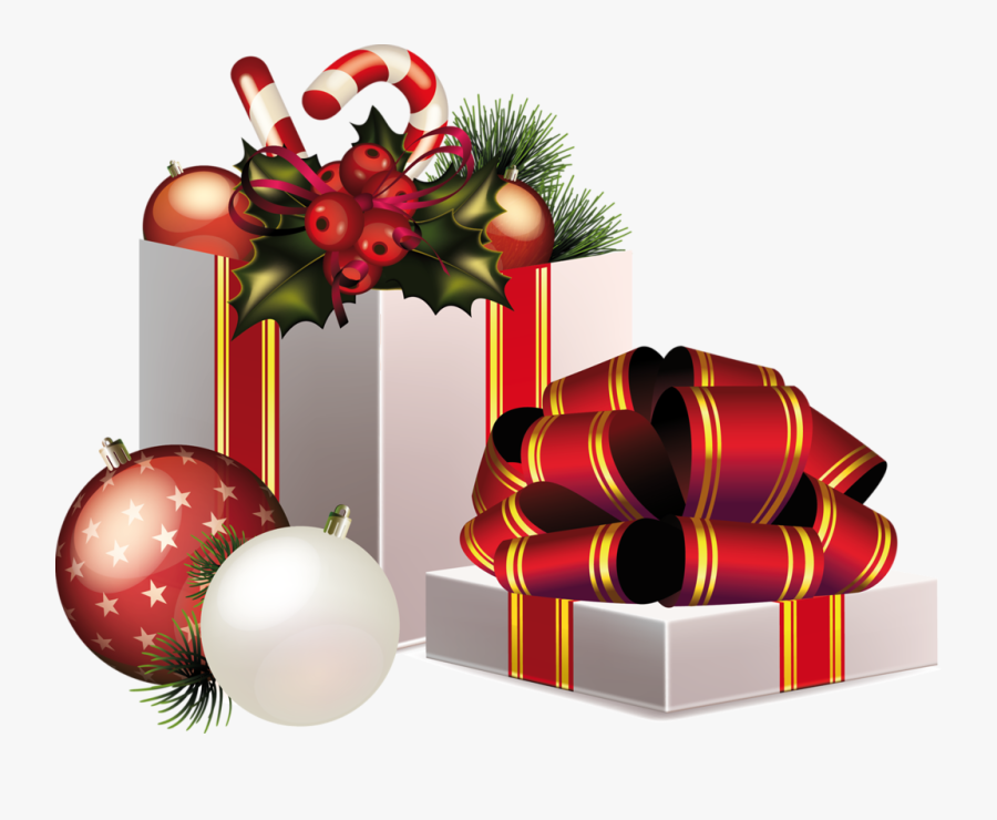 Transparent Christmas Gift Clip Art - Transparent Christmas Presents Clipart, Transparent Clipart