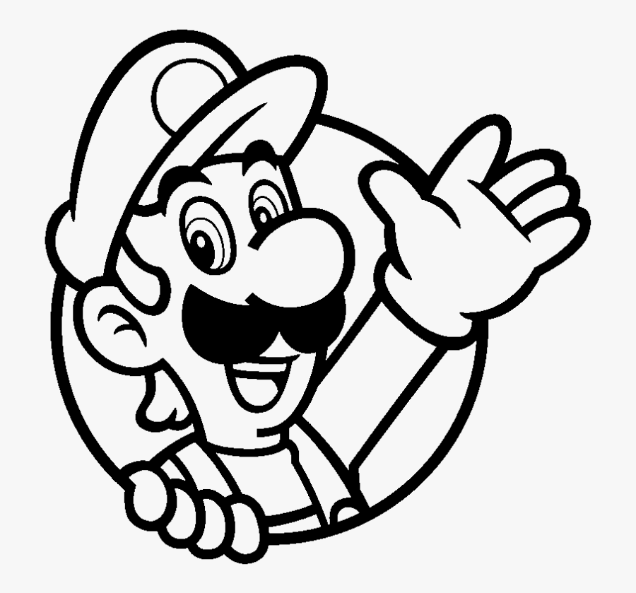 Beach Towel Coloring Page - Mario 3d World Luigi Icon , Free